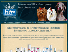 Tablet Screenshot of hery.pl